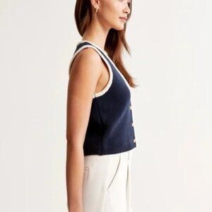 The A&F Mara Button-Up Sweater Vest